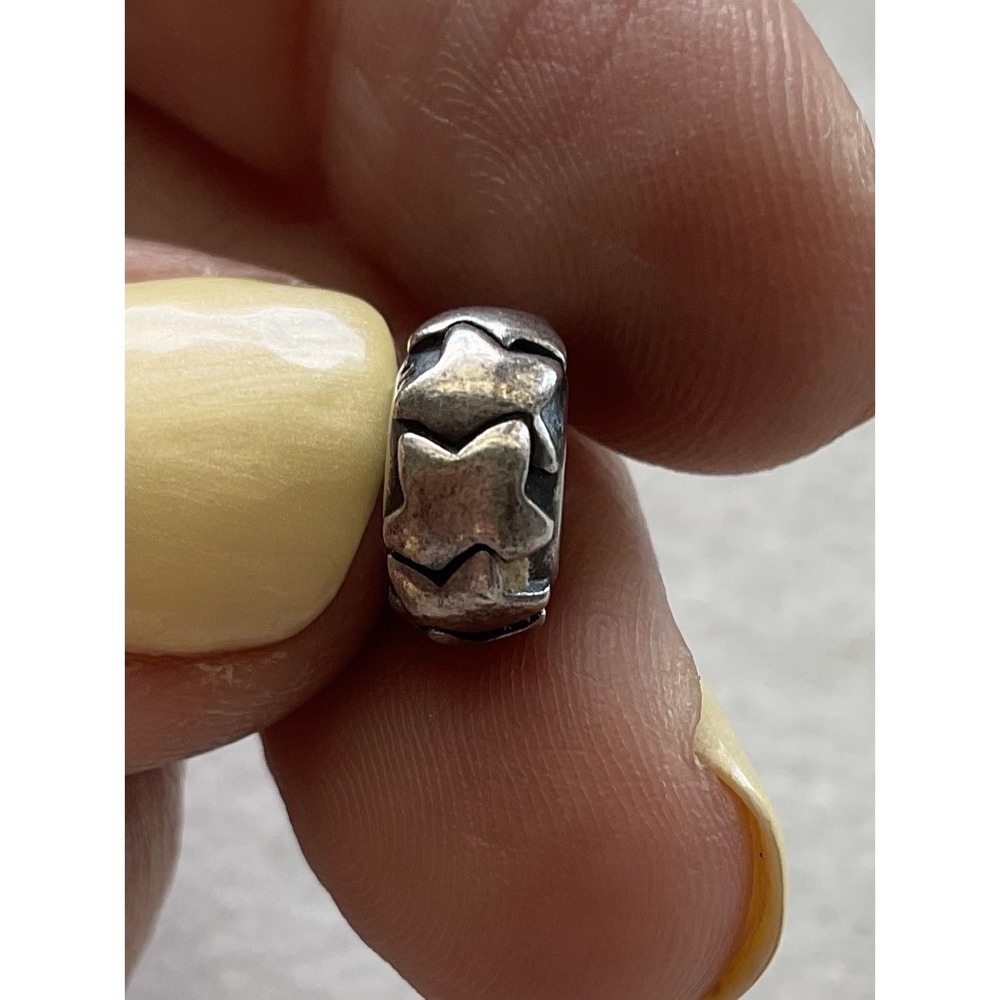 retired Pandora Sterling Silver Shooting Star Spacer charm ALE 925